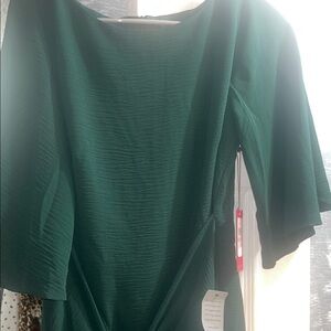 Vince Camuto dark green  3/4  Sleeve Dress